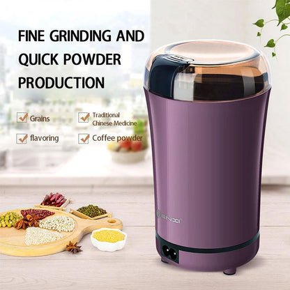 Portable Coffee Grind Bean Nuts Grains Grinder Machine 150W